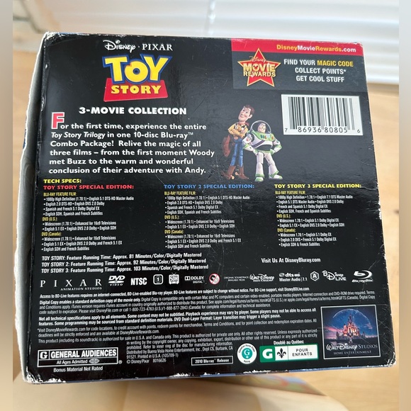 Toy Story: Ultimate Toybox 3-Movie Collection Blu-ray/DVD Combo + Digital Copy - Picture 6 of 13